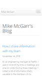 Mobile Screenshot of mikemcgarr.com