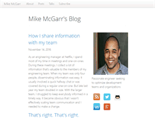 Tablet Screenshot of mikemcgarr.com